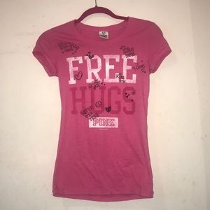 V/S PINK short sleeve tee